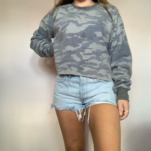 Camo crewneck